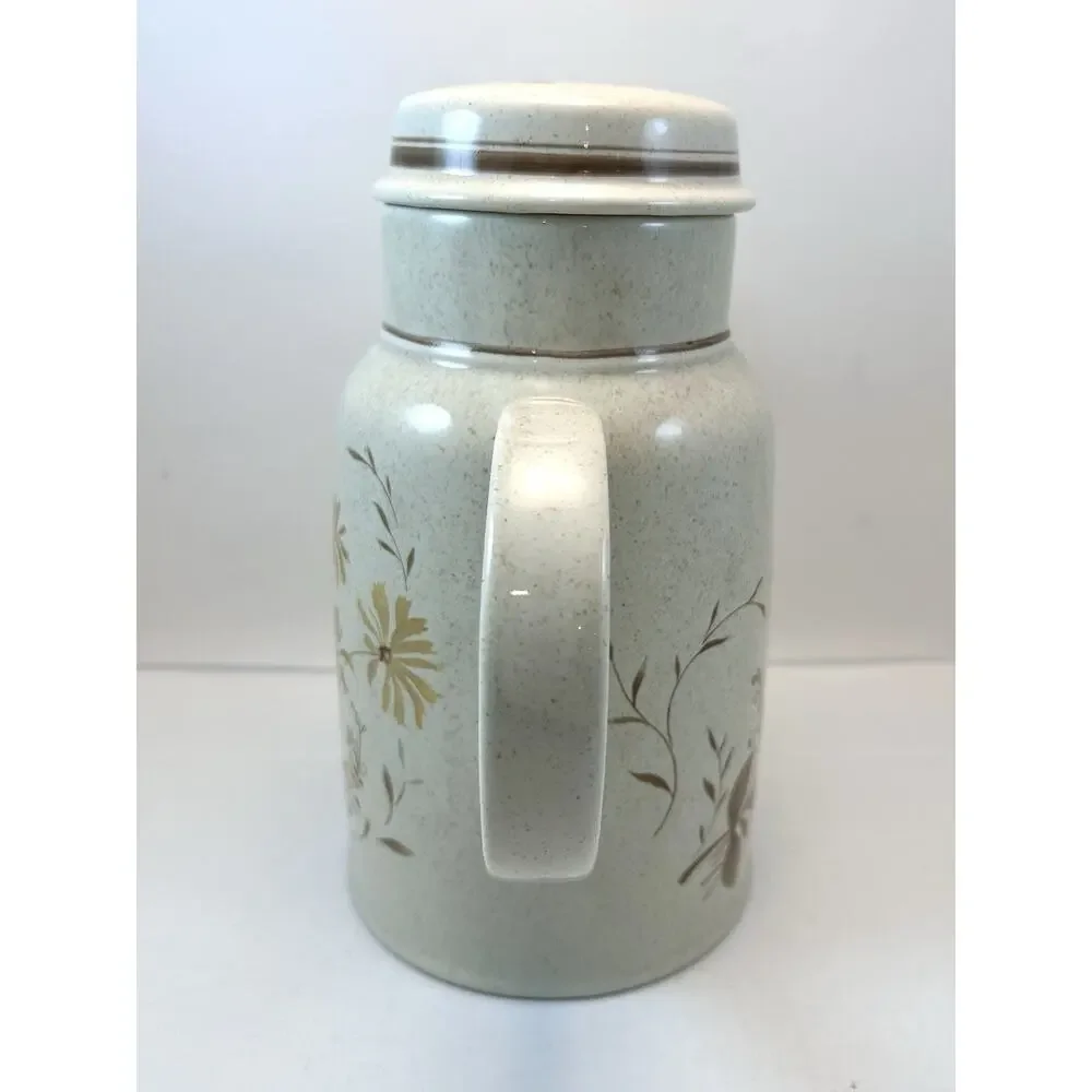 Royal Doulton Lambethware Sandsprite‎ Coffee Pot & Lid LS 1013 Tea England MINT - Picture 2 of 8